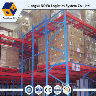 Electrastic Powder Coating Push Back Rack dengan Sertifikat Ce