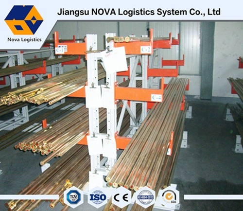 Gudang Penyimpanan Rak Cantilever Sisi Ganda Dari Nova System
